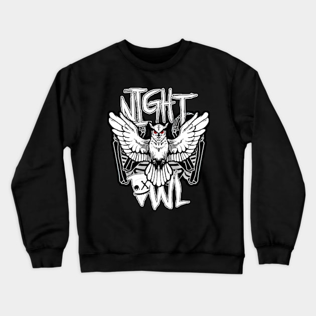 BAD AMY ''NIGHT OWL'' Crewneck Sweatshirt by KVLI3N